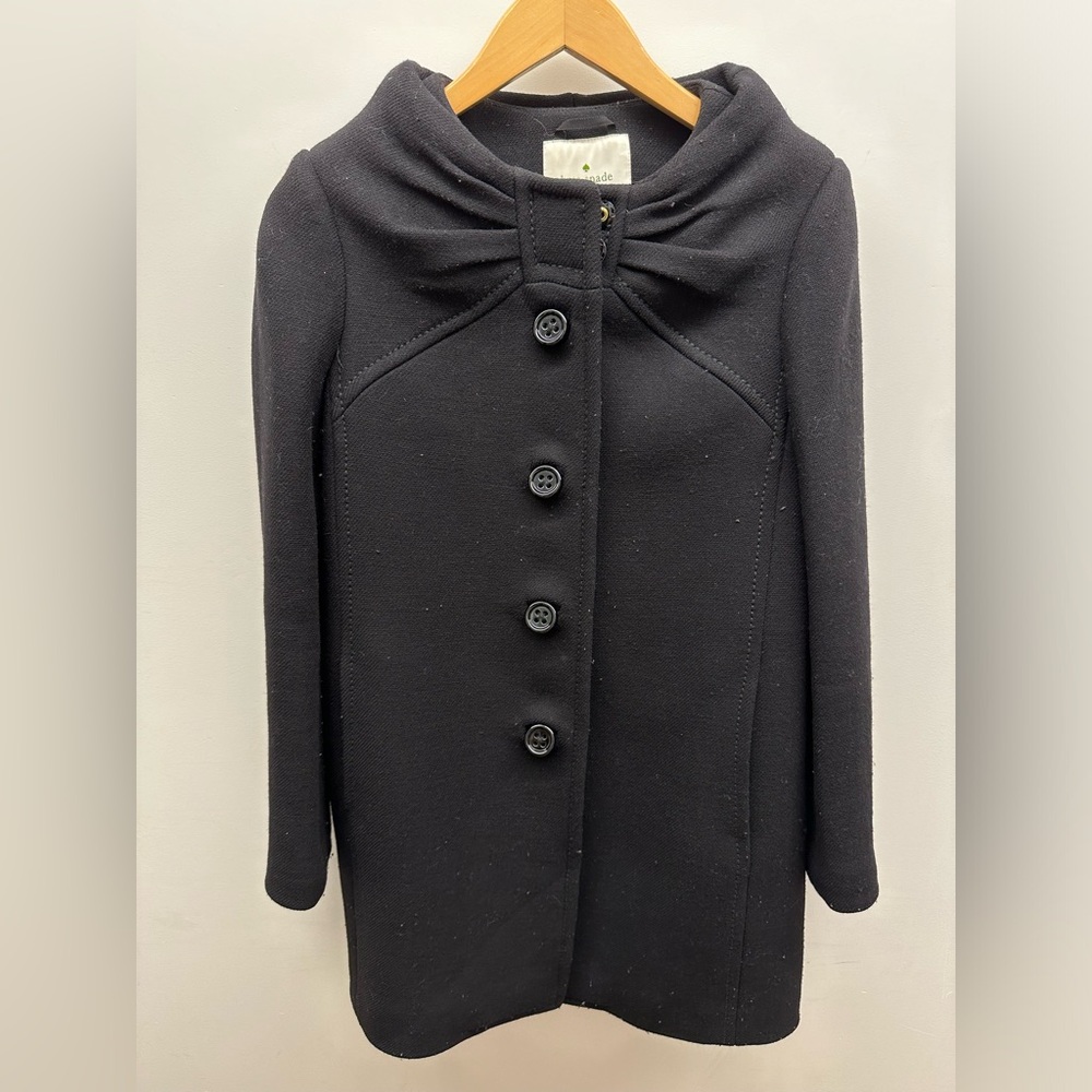 Kate spade black wool coat.